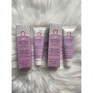 First Aid Beauty KP Bump‎ Eraser Body Scrub 10% AHA 1oz x2